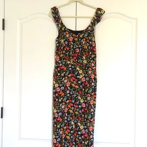 Loft floral jumpsuit